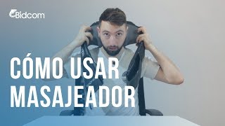 Cómo usar Masajeador Cervical De Cuello Gadnic Terapia Calor Shiatsu MASAJ003 [upl. by Ahsemak]