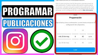 🔴Como programar publicaciones en instagram 2023 [upl. by Silva]