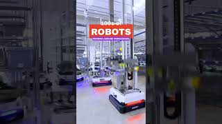 Fully automated warehouses with AI robots technology [upl. by Lorri]