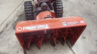 Troy Bilt Snowblower Surging Small Engine Repair [upl. by Willumsen610]