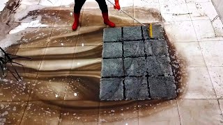 The dirtiest carpet Flooded cleaning satisfying ASMR ll [upl. by Aihsatal]