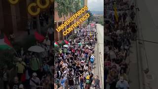 🎒🏫La Universidad de Antioquia se moviliza hoy por presupuesto y dignidad Masivo apoyo👍🏻✅️ [upl. by Wenn860]