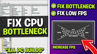 🔧How To Fix CPU Bottleneck Fix StuttersFreezing 🔥 Increase GPU Performance [upl. by Toni]