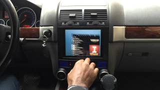 Removable iPad Mini installed into the DashBoard of a VW Touareg 1st Gen [upl. by Jahncke]