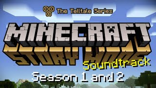 Minecraft Story Mode Season 1  2 FULL Soundtrack [upl. by Aloel]