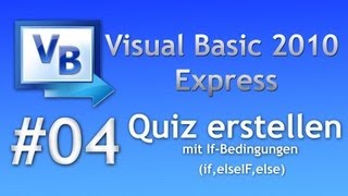 Visual Basic 2010 Tutorial 04 Quiz erstellen HD [upl. by Lobel]