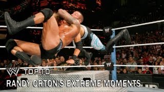 Randy Ortons Extreme Moments  WWE Top 10 [upl. by Vachel]