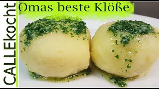 Omas Kartoffelklöße selber machen  Das Rezept  lecker und einfach [upl. by Donn]