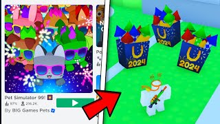 🎇 New Year UPDATE is FINALLY Here in Pet Simulator 99 [upl. by Elli]