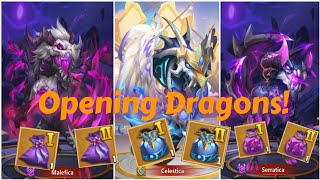 Castle Clash Opening Dragon Bags [upl. by Andre]