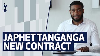 INTERVIEW  JAPHET TANGANGA SIGNS NEW CONTRACT [upl. by Nilyad479]