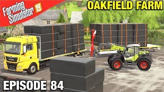 SELLING SILAGE BALES Farming Simulator 19 Timelapse  Oakfield Farm Seasons FS19 Episode 84 [upl. by Leonardo]