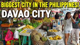 The BIGGEST CITY in The Philippines DAVAO CITY  Exploring Streets Wet Market  SM Lanang [upl. by Llenyl222]