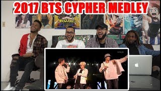 2017 BTS Cypher Medley ReactionReview [upl. by Nevyar]