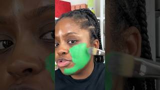 ALL GREEN MAKEUP CHALLENGE [upl. by Annawik709]