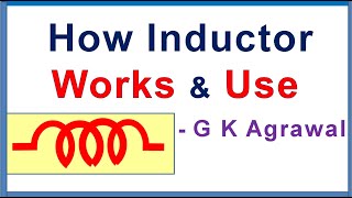 Inductor working in AC DC circuits what is basics amp use [upl. by Nelyag]