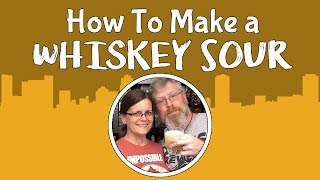 Whiskey Sour Recipe  Make the Perfect Whiskey Cocktail [upl. by Anisamoht]