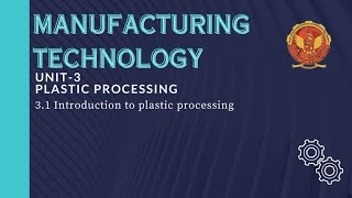 31 Introduction to Plastic Processing  ME405 [upl. by Ximena861]