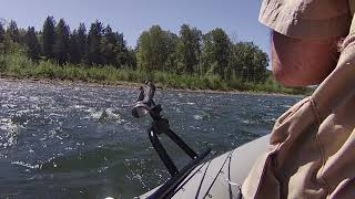 Cowlitz river float pt 2 Barrier Dam to Blue creek [upl. by Aluin]