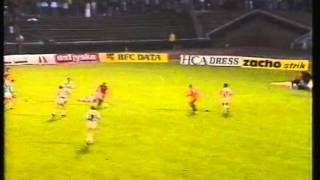 1987 September 16 AGF Aarhus Denamrk 4 Jeunesse Esch Luxembourg 1 Champions Cup [upl. by Fredie]