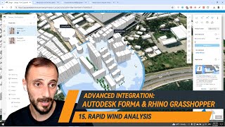 15 Wind Analysis Techniques in Autodesk Forma AutodeskForma RhinoGrasshopperIntegration [upl. by Nhabois393]