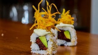 Spicy Tuna Sushi Roll Recipe [upl. by Naiviv87]