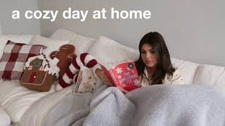 christmas reading vlog  a cozy day at home [upl. by Janaya]