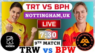 🔴LIVE TRW vs BPW  The Hundred Women 2024  Score amp Commentary 9th Match cricket live [upl. by Ilise]