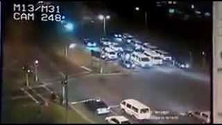 Traffic Cam View of the Horror PInetown Accident [upl. by Norabel]