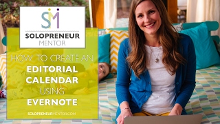 How to Create an Editorial Calendar Using Evernote [upl. by Scherman]