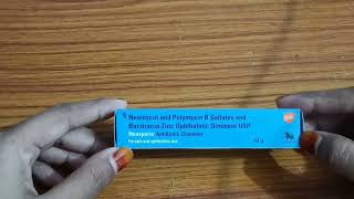 Neomycin and polymycin B sulfates and bacitracin zinc Ointment  Uses  Optometry solution [upl. by Goer]