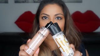 Iconic London Prep Set Glow Mist  Mac Fix Plus Goldlite Review [upl. by Kellia618]