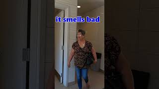 Fart Spray Prank with Farting 🤢💩 The worst smelling restroom 🤣 shorts fartprank funny [upl. by Onitram]