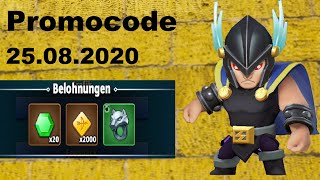 ARCHERO PROMOCODE 25 August 2020  Belohnung amp kostenlose JuwelenGems  deutschgerman [upl. by Ahsemit899]