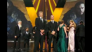 71st Emmy Awards Game Of Thrones Wins For Outstanding Drama Series [upl. by Enitsej84]