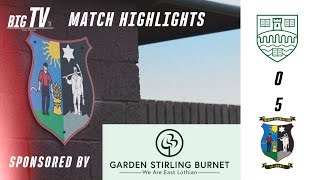 MATCH HIGHLIGHTS I University of Stirling 05 Tranent I Wednesday 2nd October [upl. by Mitinger]