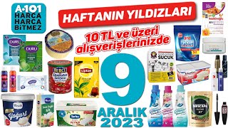 A101 9 ARALIK 2023 KATALOĞU  A101 İNDİRİMİ HAFTANIN YILDIZLARI  A101 TEMİZLİK GIDA İNDİRİMLERİ [upl. by Nnylacissej]