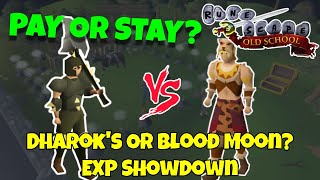 Pay or Stay 50  Dharoks vs Blood Moon  Macuahuitl  OSRS NMZ [upl. by Vivie]