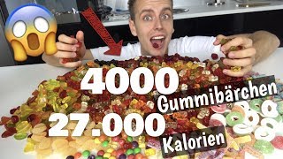 Ich schmelze 4000 Gummibärchen ein  27000 Kalorien  😱  Julienco [upl. by Daughtry]