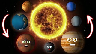 Planets of the Solar System  Planet Facts Dwarf Planets Size Comparisons and Space Science [upl. by Scheer]