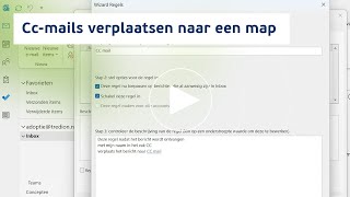 Ccmails automatisch verplaatsen naar een map in Outlook [upl. by Cary]