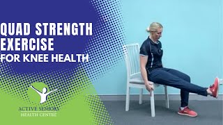 Quadricep strengthening exercise for knee health [upl. by Lotte]