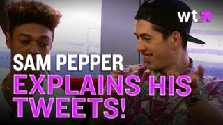 Sam Pepper Explains His Craziest Tweets feat Mazzi Maz  LIVE [upl. by Mot]