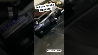 Adding Borgeson power steering Full install video on this classic Mustang [upl. by Linzy]