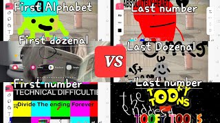 Alphablocks AZ vs Dozenal block 0 Omega vs NumberblocksTEDTEF The enddest Toofy toons [upl. by Kotta883]