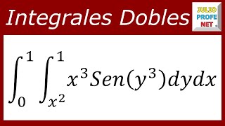 INTEGRAL DOBLE CON CAMBIO EN ORDEN DE INTEGRACIÓN  Ejercicio 1 [upl. by Malvia10]