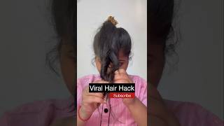 shorts Viral hair hack 🤯viral hackviral shortsfeed trending viralhacks hairstyle [upl. by Kape]