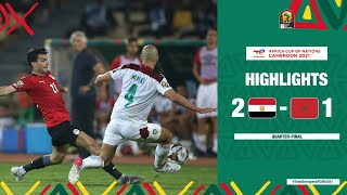 Egypt 🆚 Morocco Highlights  TotalEnergiesAFCON2021 Quarter Finals [upl. by Oninotna]