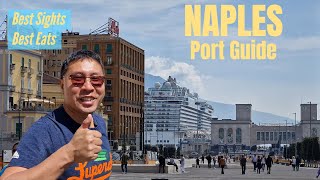 NAPLES 🇮🇹 GUIDE BEST Sights and BEST Eats Walkable from the PORT  Andiamo in Campania 2023 EP 3 [upl. by Elleret]