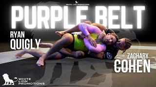 WLP14 QUIGLY VS COHEN IN THE PURPLE BELT ABSOLUTE BRACKET [upl. by Dorry]